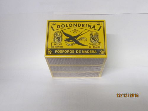 FOSFOROS DE MADERA GOLONDRINA