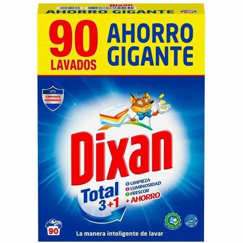 DIXAN |DETERGENTE| EN POLVO FORMATO MALETA DE 90 LAVADOS
