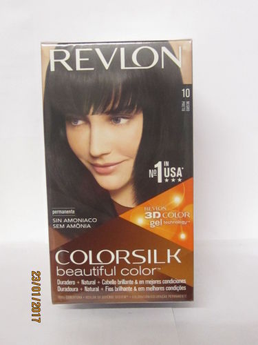 REVLON COLORSILK Nº10 COLOR BLACK HAIR TINT WITHOUT AMMONIAC