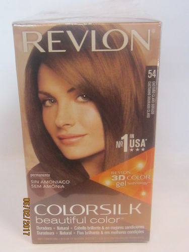 revlon colorsilk nº54 light golden brown dye without ammonia