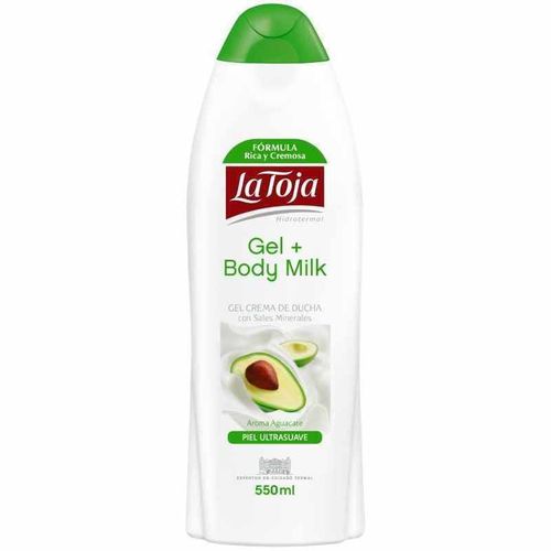 La Toja. Shower gel + body milk Avocado. 550 Ml.