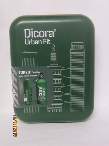 DICORA URBAN FIT SET LATA REGALO TOKYO (PERFUME 100 ML+BOTELLA DEPORTE)