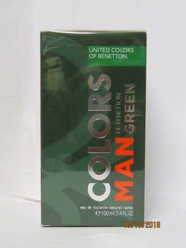 COLOGNE COLORS MAN GREEN by benetton 100 ml