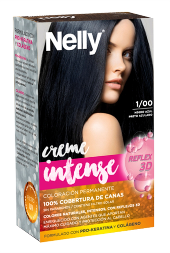 NELLY TINT FOR HAIR Nº1 BLACK BLUE
