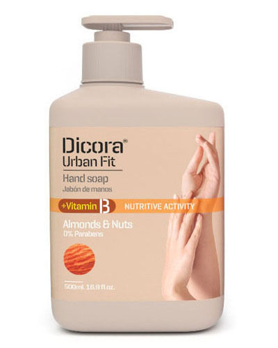 DICORA URBAN FIT HAND SOAP VITAMIN B ALMONDS & NUTS