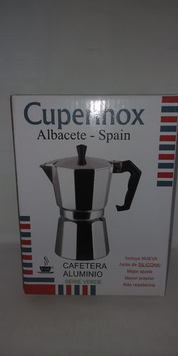 CUPERINOX ALUMINUM COFFEE MAKER 6 CUPS