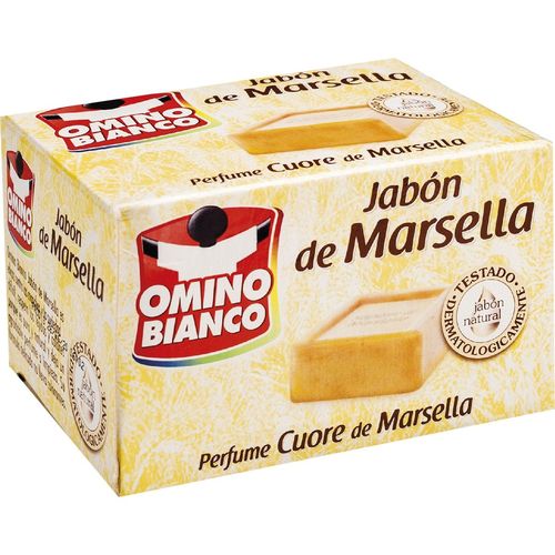 OMINO BIANCO PASTILLA DE JABÓN DE MARSELLA