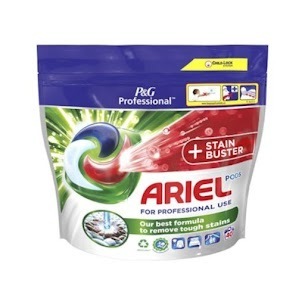 Detergente Ariel Professional Todo en 1 Cápsulas +quitamanchas 40 unidades