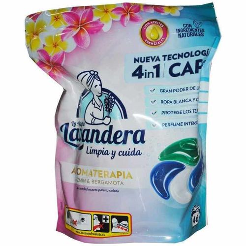 La Antigua Lavandera. Detergente Caps 4 En 1 Aromaterapia. 46 Lavados