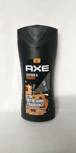AX SHOWER GEL 3 IN 1 LEATHER &COOKIES