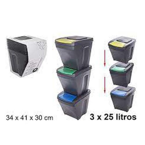 STACKABLE RECYCLING BUCKET 3UDS