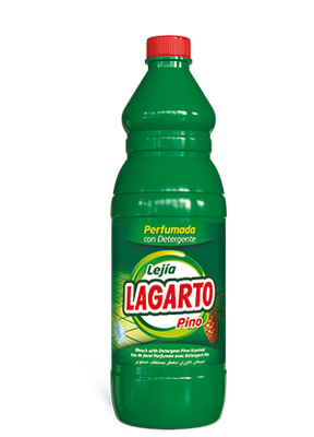 Lejia Lagarto Pino 1,5 litros con detergente
