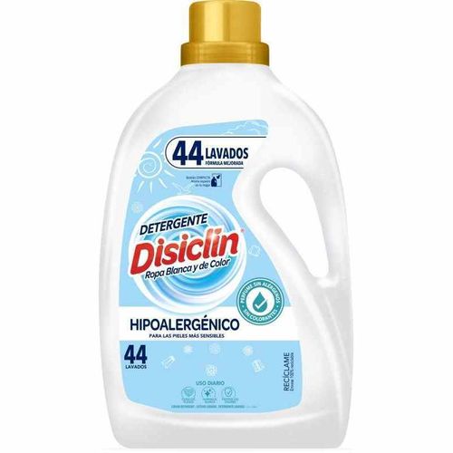 Disiclin. Detergente Líquido Hipoalergenico. 44 lavados